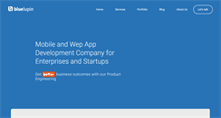 Desktop Screenshot of bluelupin.com